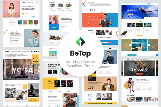 BeTop –教练和演讲者WordPress主题 所有项目/ WordPress /主题