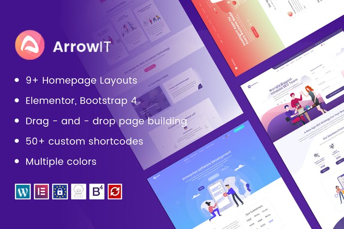 ArrowIT-技术，数字WordPress主题