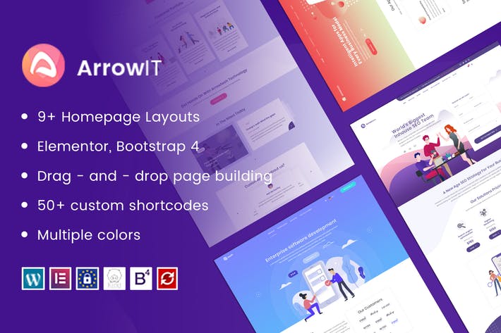 ArrowIT-技术，数字WordPress主题