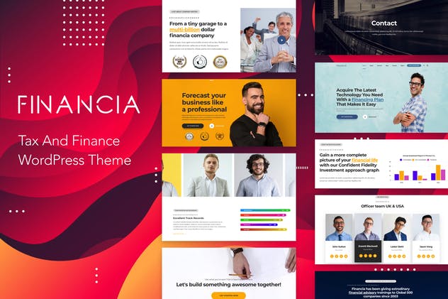 Financia-税收和金融WordPress主题