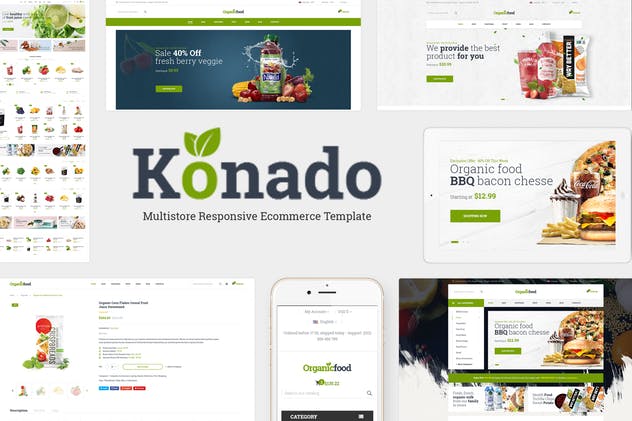 Konado-有机WooCommerce WordPress主题