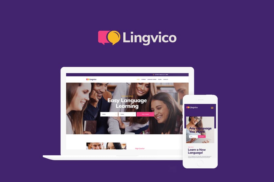 Lingvico-语言中心和在线学校