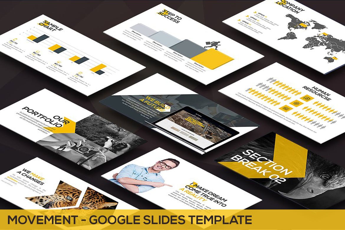移动-瑞士谷歌幻灯片模板