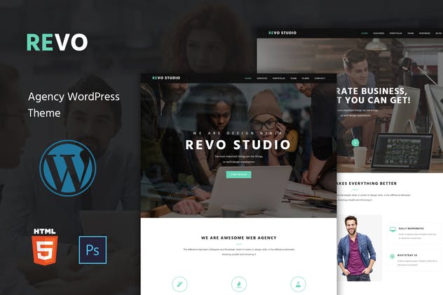 Revo Studio-多用途WordPress主题