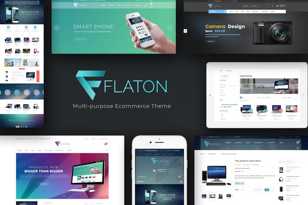 Flaton-WooCommerce响应式数字主题