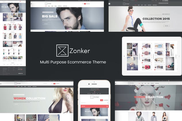Zonker-WooCommerce WordPress主题 - 口袋资源

