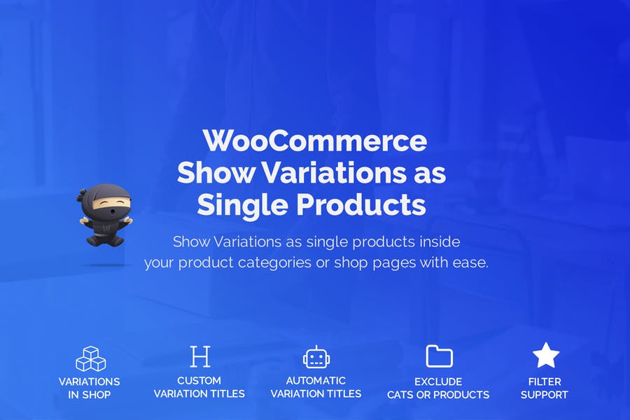 WooCommerce变体作为单个产品