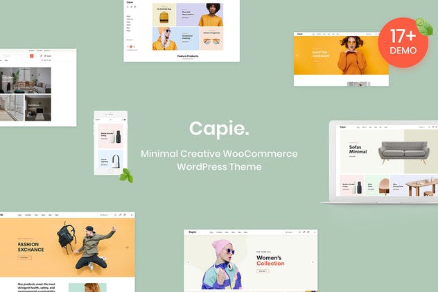 Capie-最小的WooCommerce WordPress主题