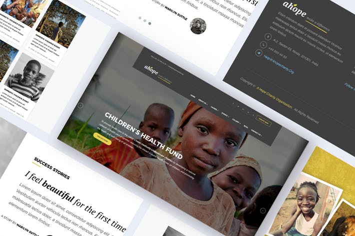 Ahope-公益和慈善WordPress主题