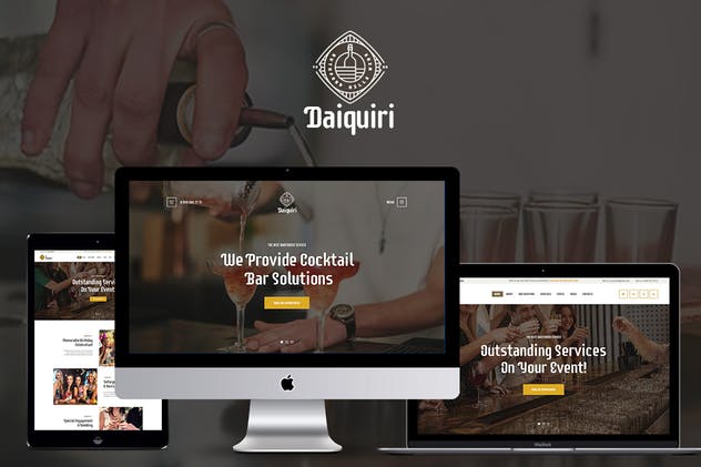 Daiquiri-调酒、餐饮WordPress主题