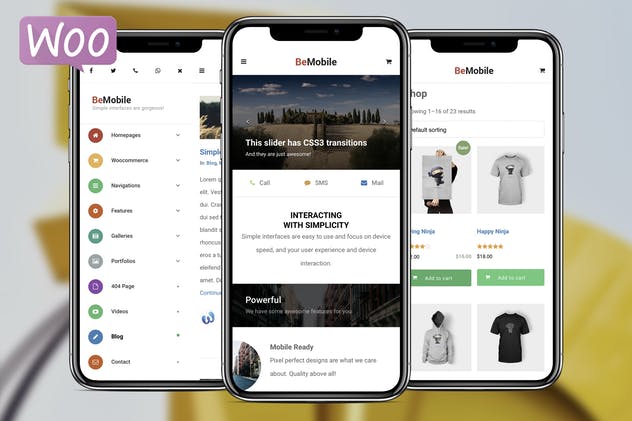 BeMobile| 移动WordPress主题（WooCommerce）