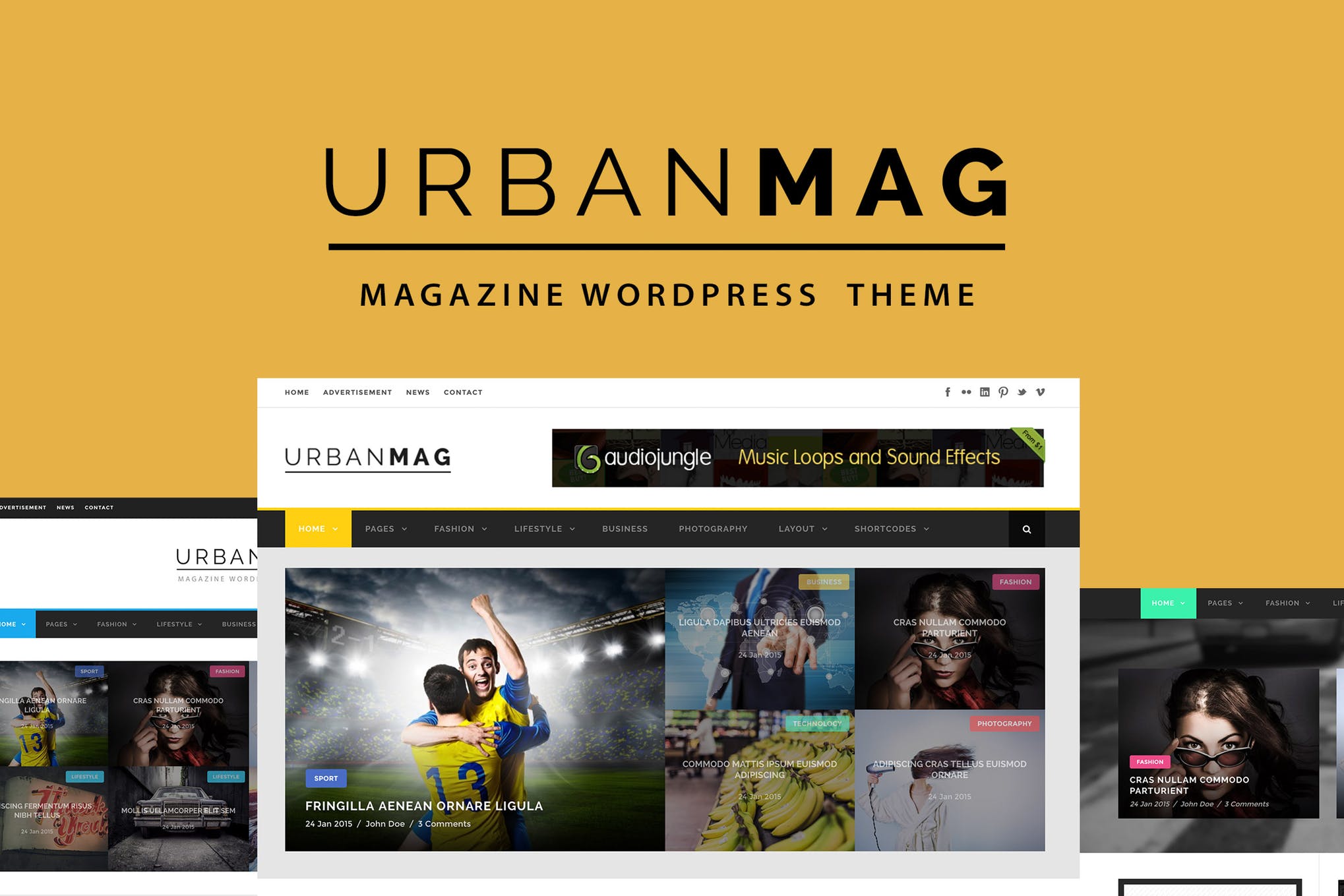 Urban Mag-新闻杂志WordPress主题