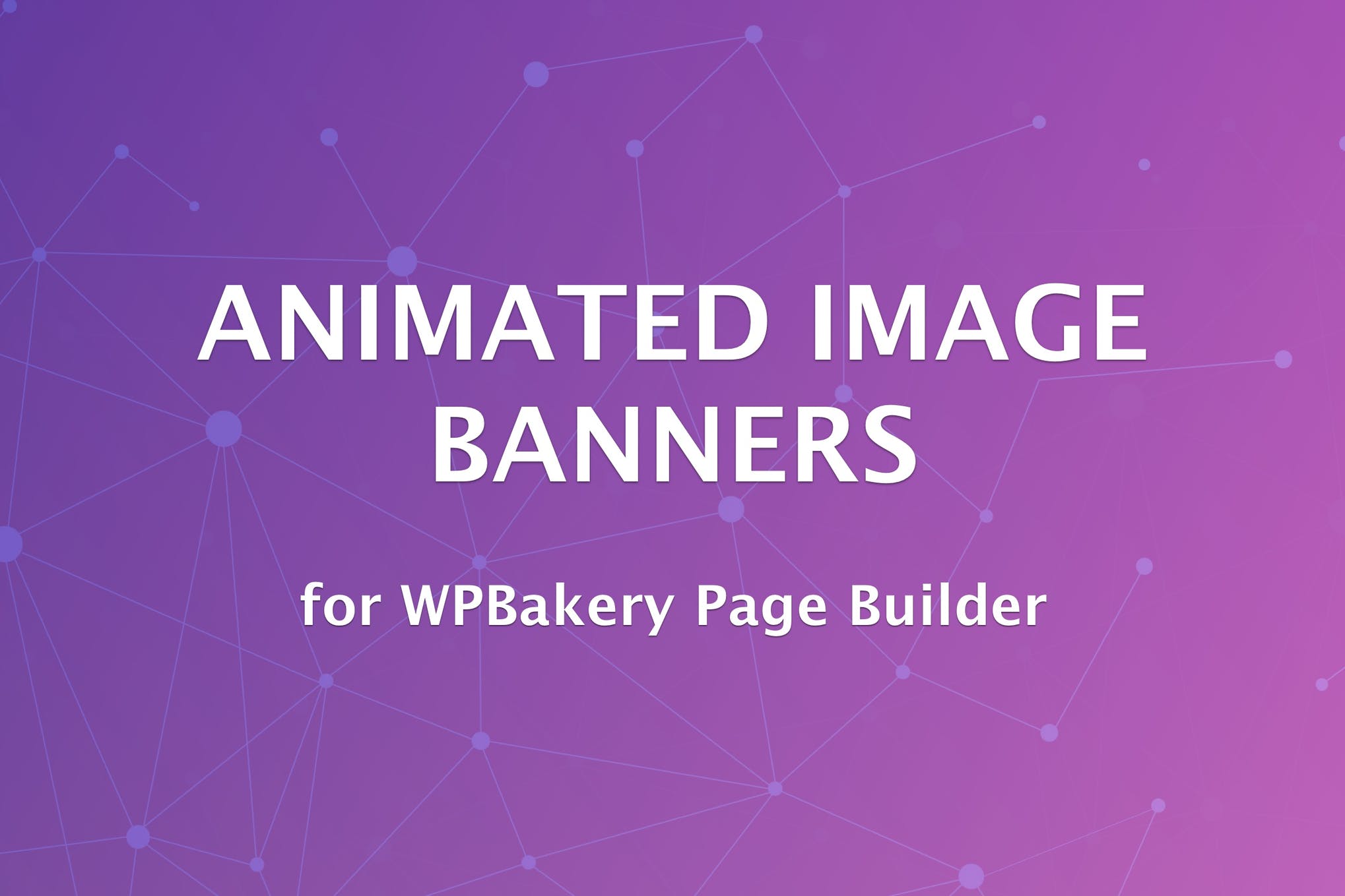 WPBakery页面生成器的动画图像横幅