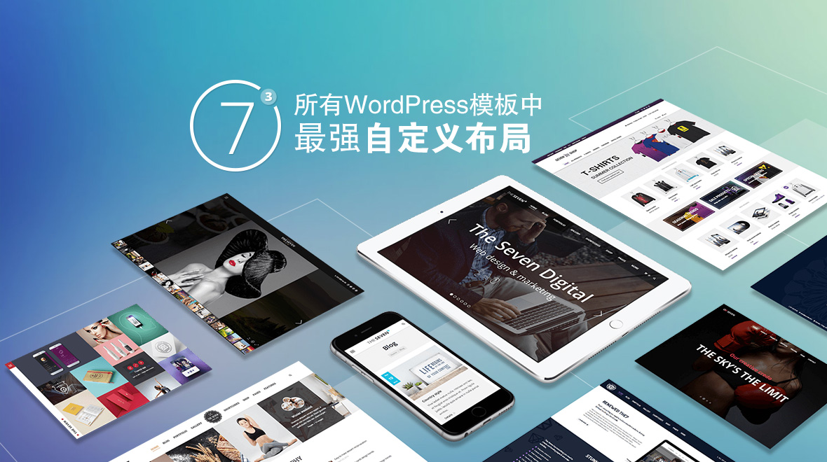 The7 v.10.3.0-中文汉化 可视化拖拽编辑的WordPress主题企业外贸商城网站模板 含密钥可导入可更新