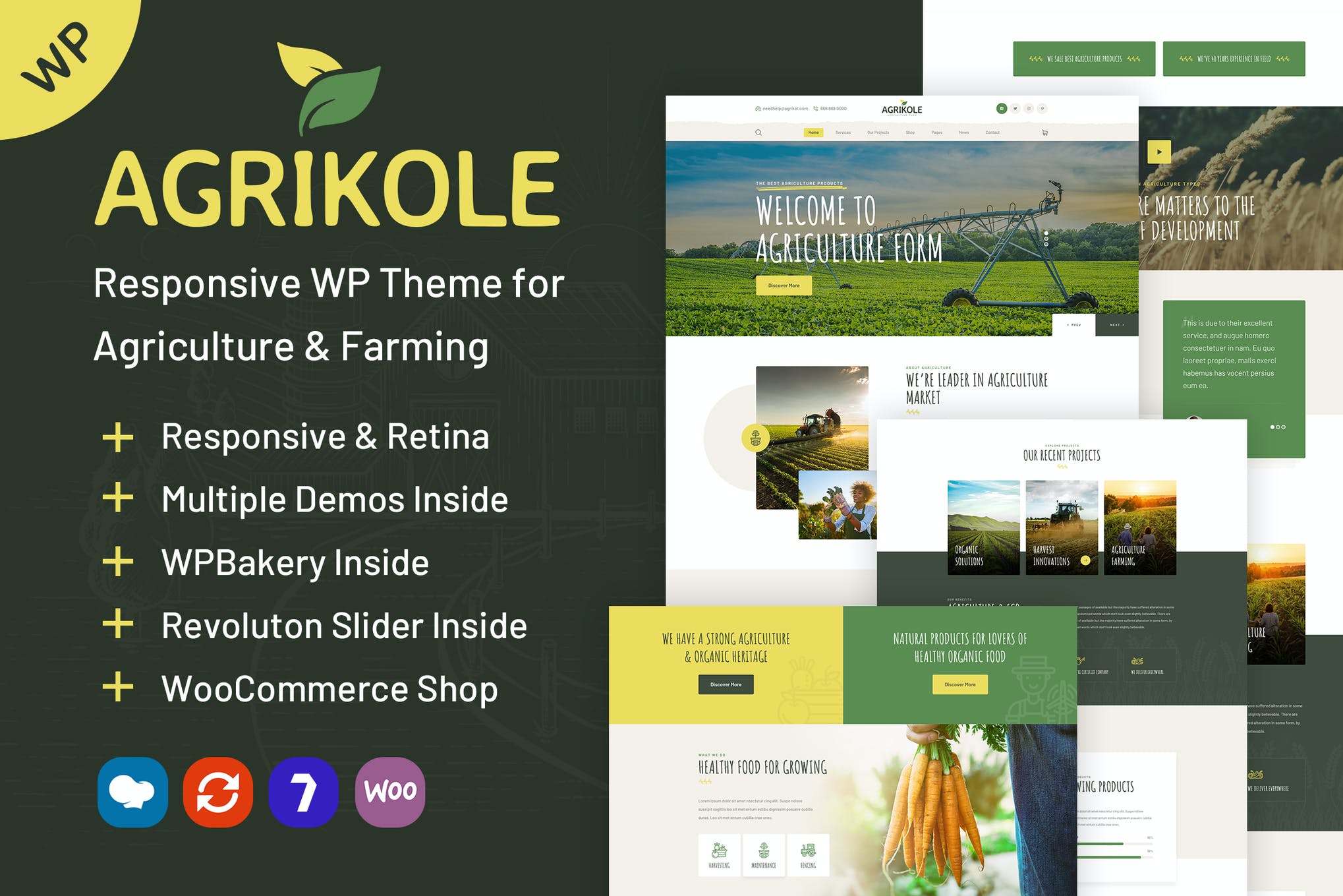 Agrikole | 农业农场WordPress主题