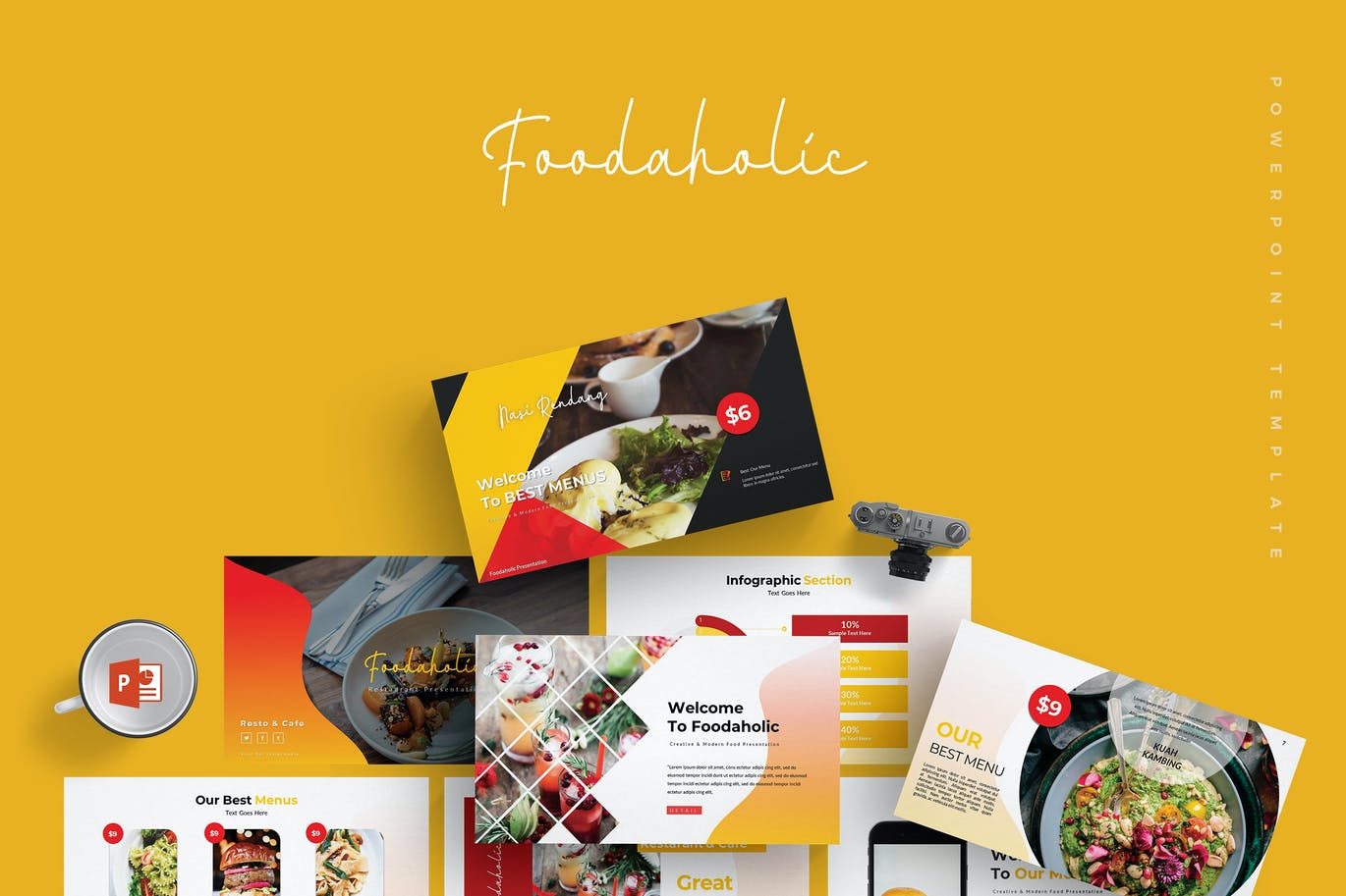 Foodaholic-PowerPoint模板