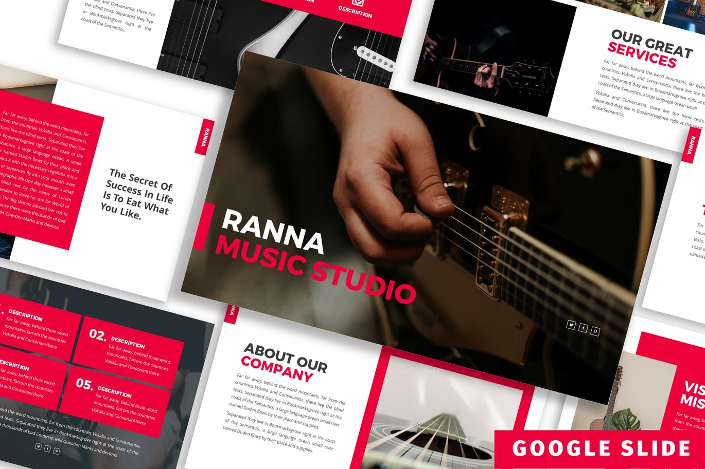 Ranna-商业Google幻灯片模板