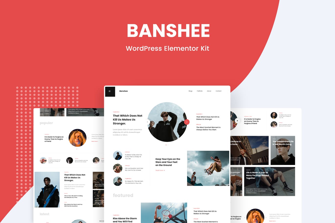 Banshee-新闻杂志WordPress Elementor Template Kit