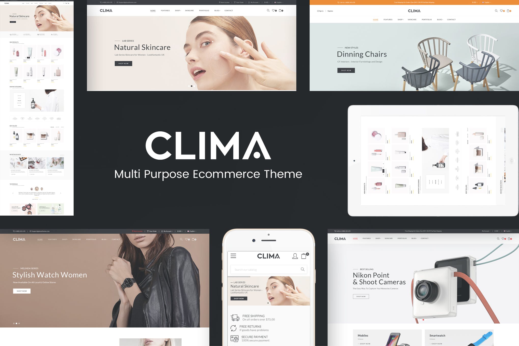 Clima-响应式WooCommerce WordPress主题