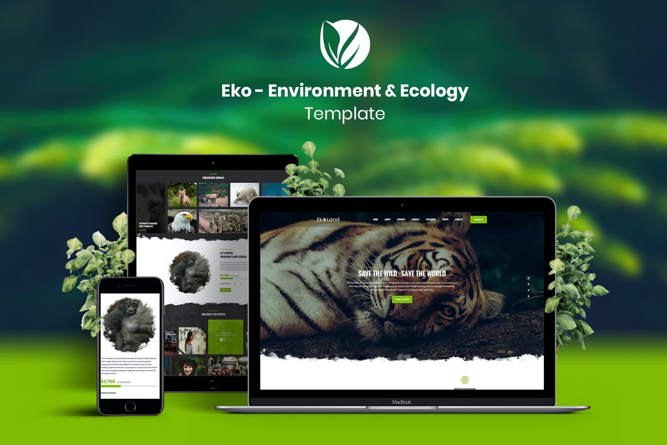 Eko-环境与生态模板套件