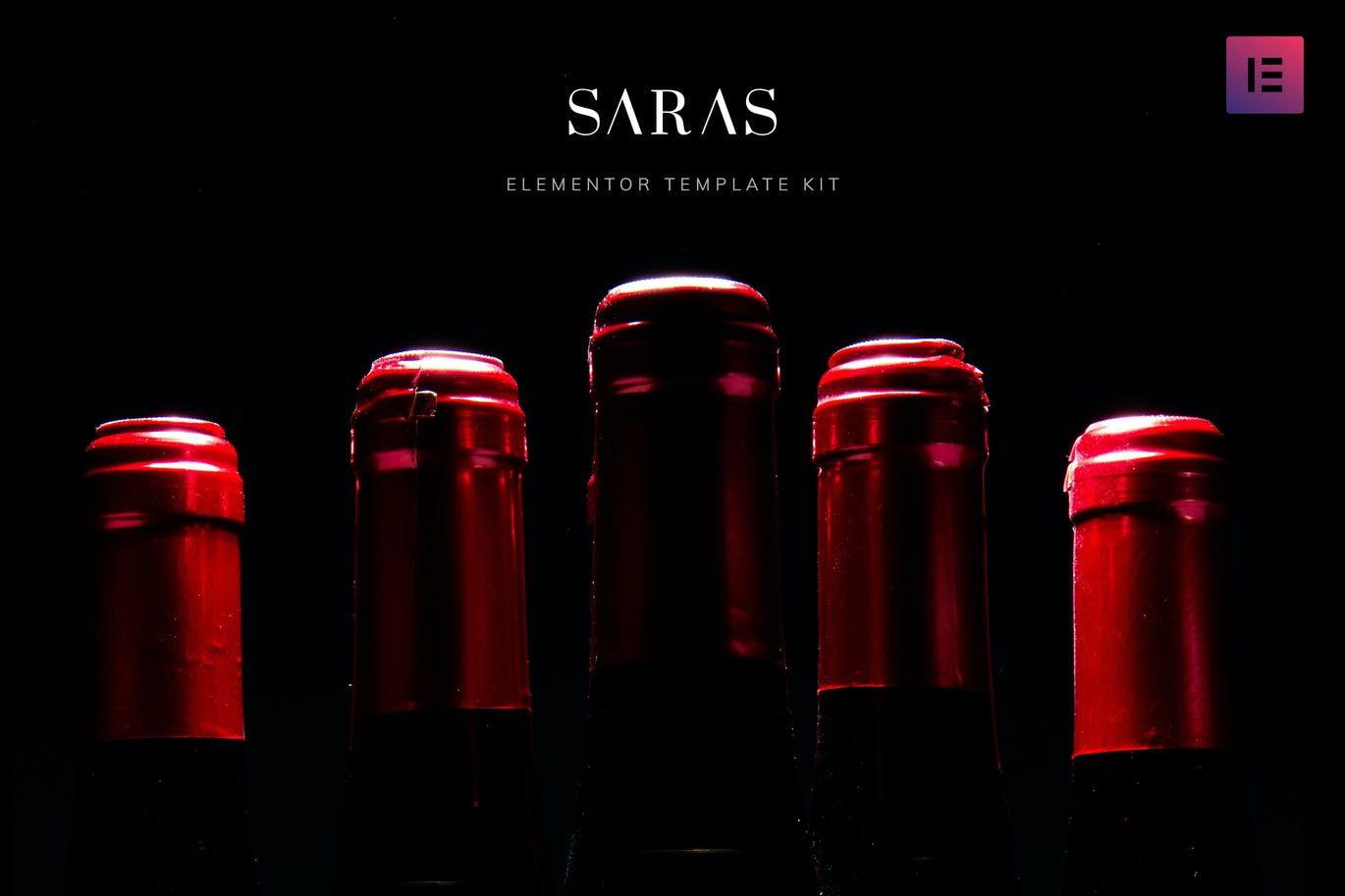 Saras-葡萄酒模板套件