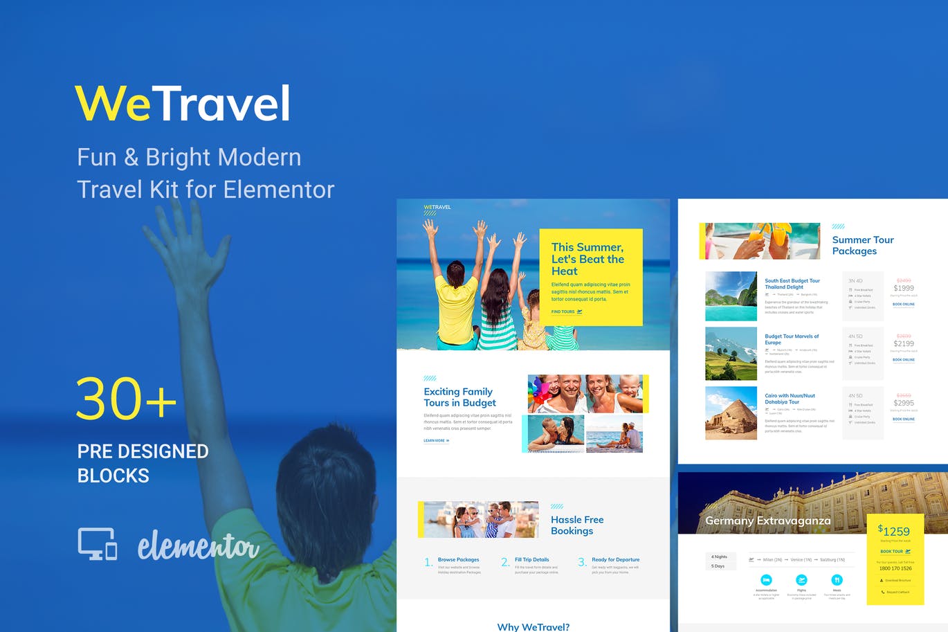 WeTravel-旅行和旅游模板模板