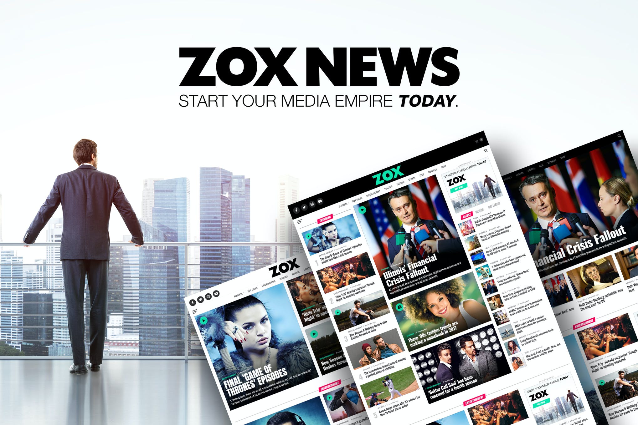 Zox新闻-专业WordPress新闻和杂志