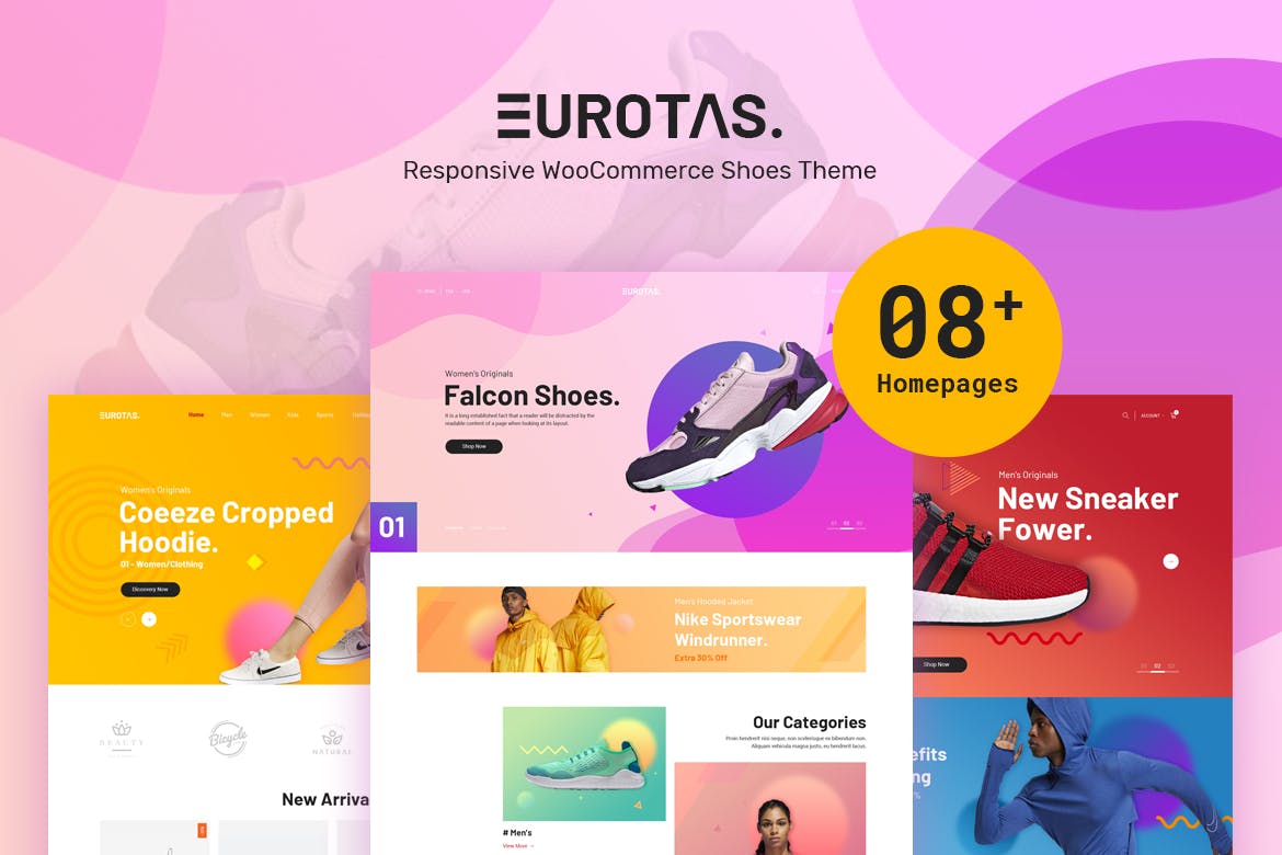 Eurotas-干净，最小的WooCommerce主题