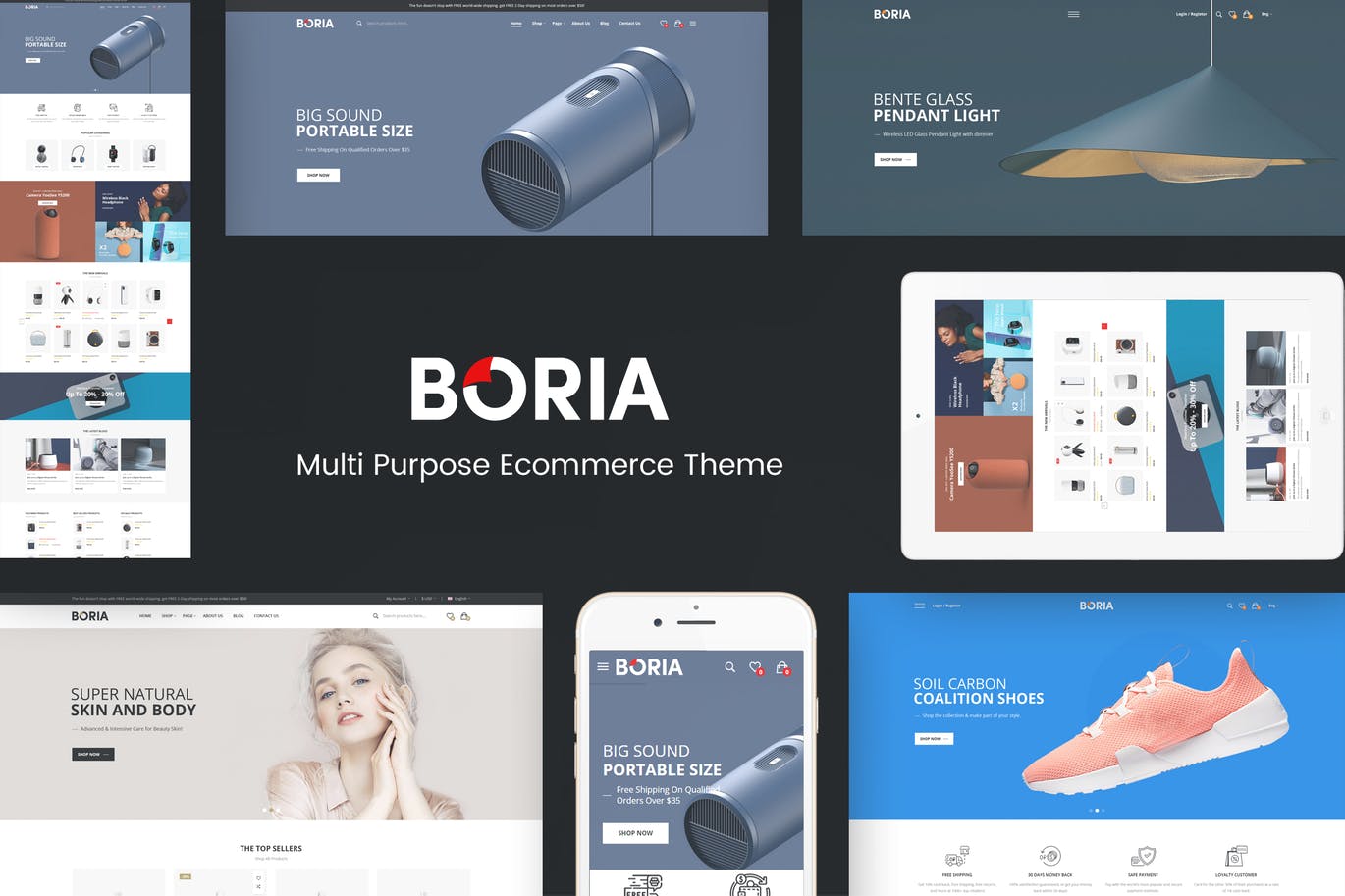 Boria – 多用途WooCommerce WordPress主题