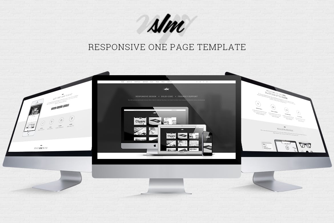 The SIM – 响应式单页HTML5模板