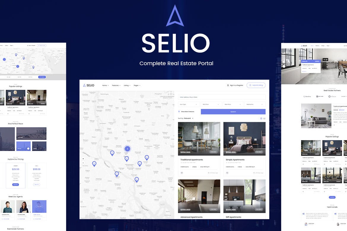 Selio – 房地产HTML主题