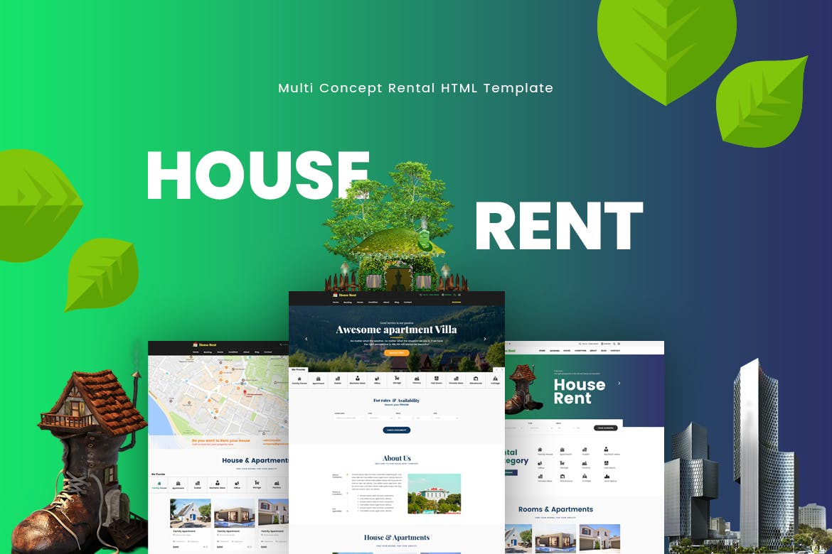 HouseRent-房屋租赁模板