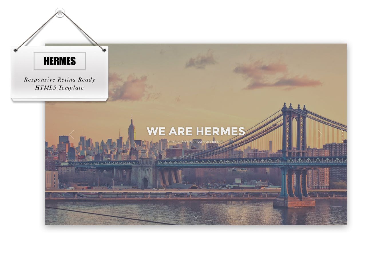 Hermes – 响应式视网膜 HTML5模板