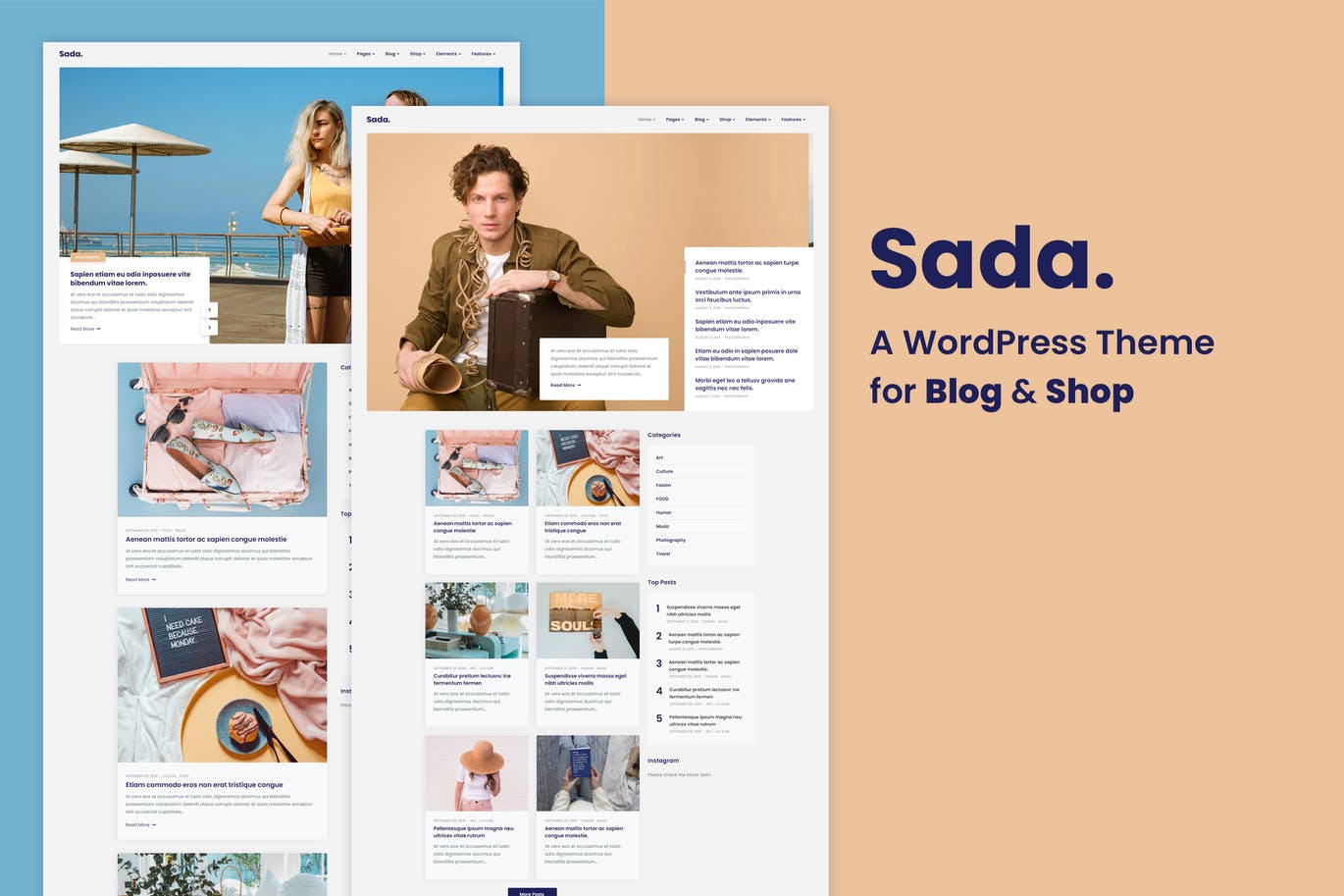 Sada – 一个WordPress主题的博客