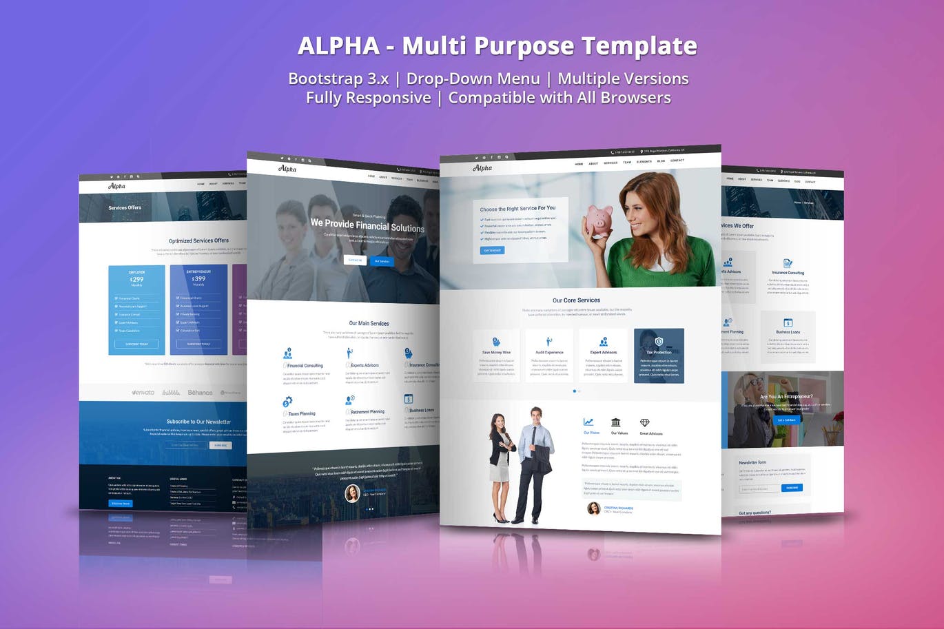 Alpha – Business Consulting and Financial Servicesα-商业咨询和金融服务