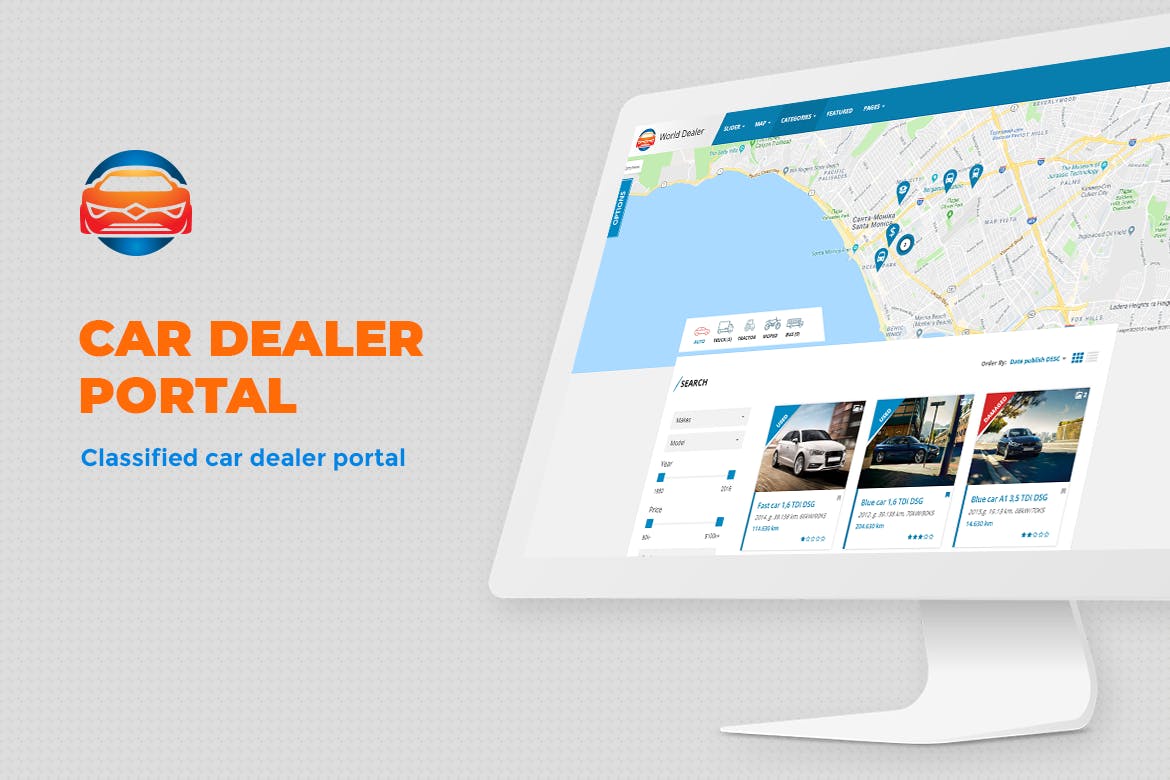 Car Dealer-汽车经销商分类目录模板