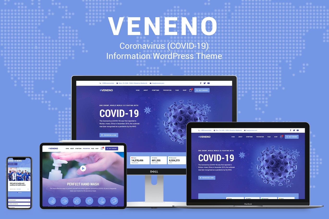 Veneno-功能齐全的WordPress主题、医疗网站