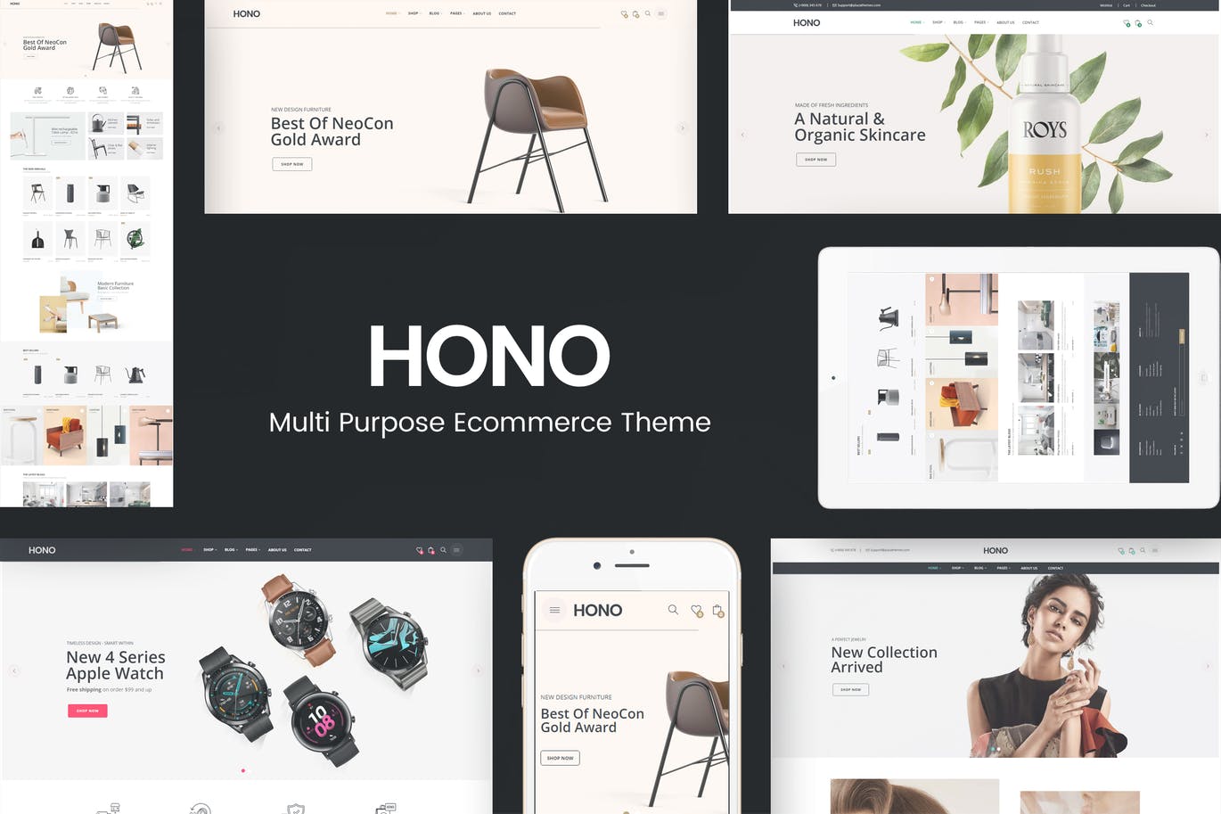 Hono -多用途WooCommerce WordPress主题