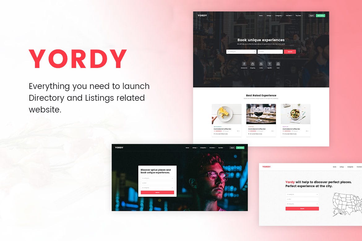 Yordy – 多用途目录WordPress主题