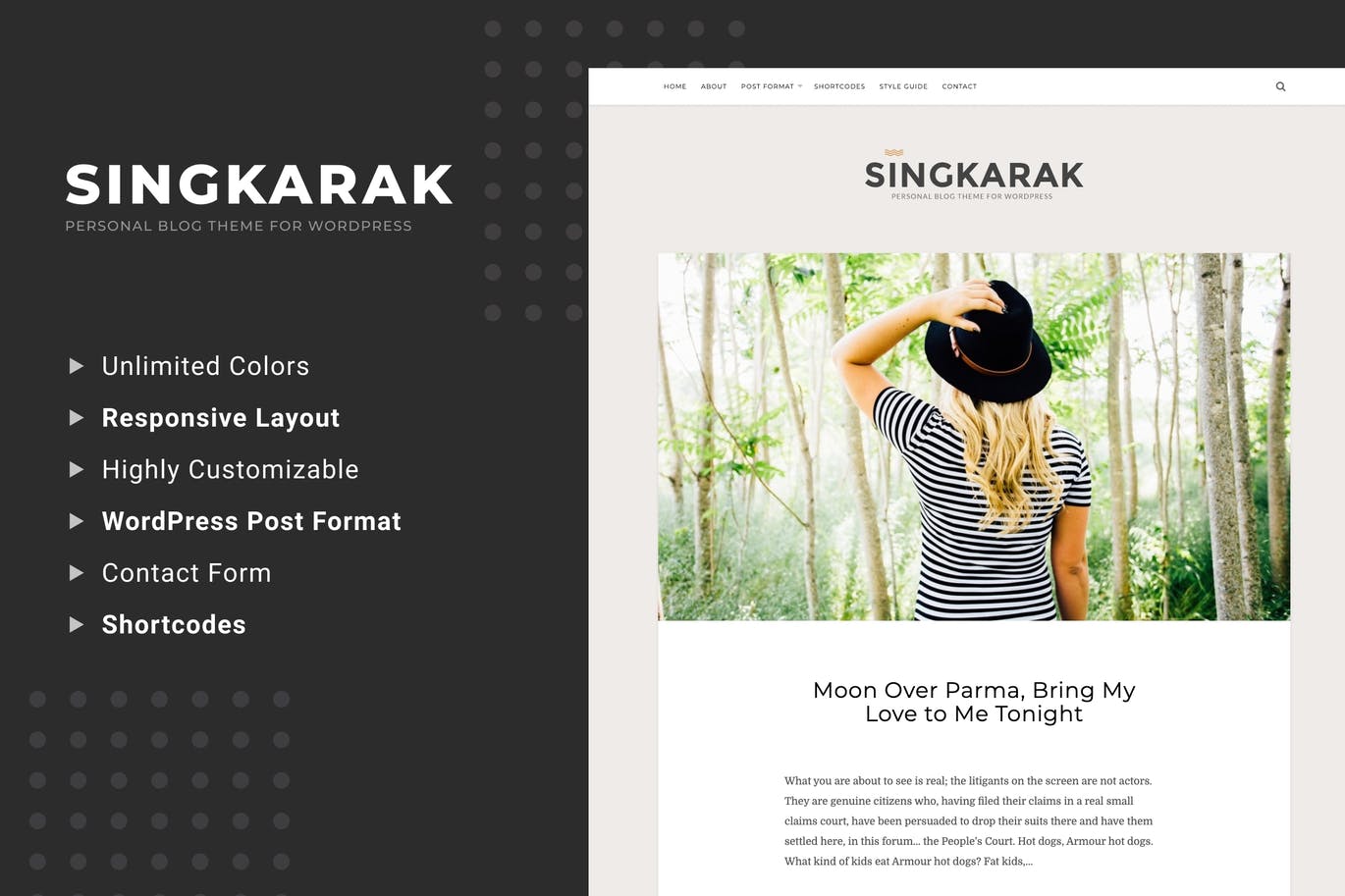 Singkarak – 响应WordPress博客的主题