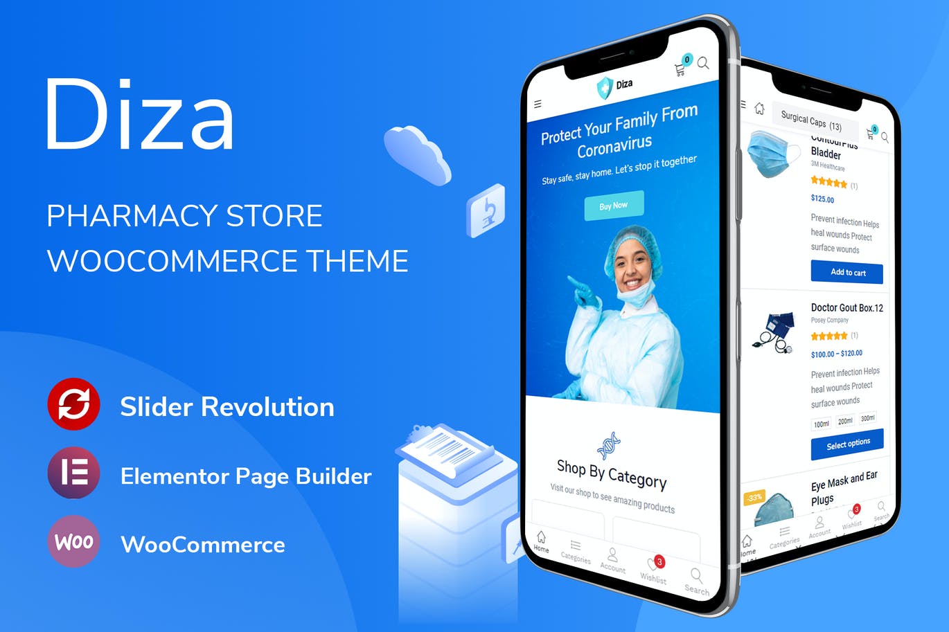 Diza – 药店WooCommerce主题