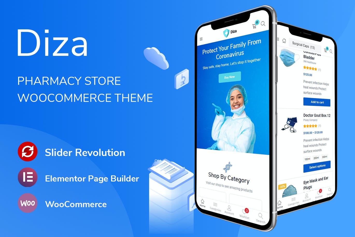 Diza – 药店WooCommerce主题