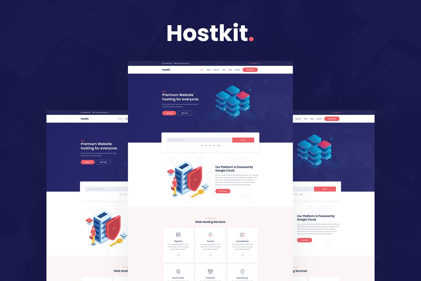 Hostkit – 主机服务Elementor模板工具包