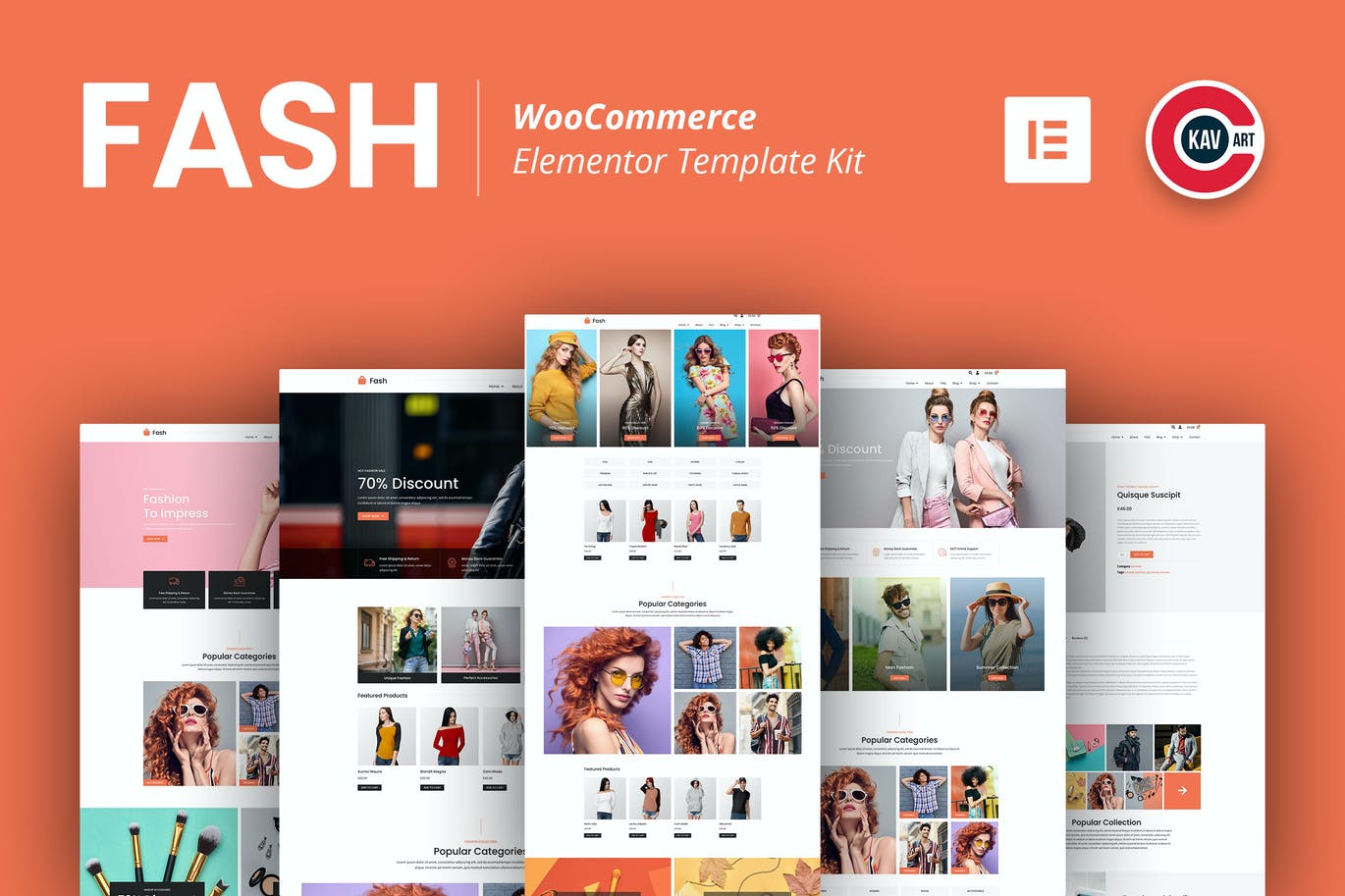 Fash – WooCommerce Elementor Template Kit