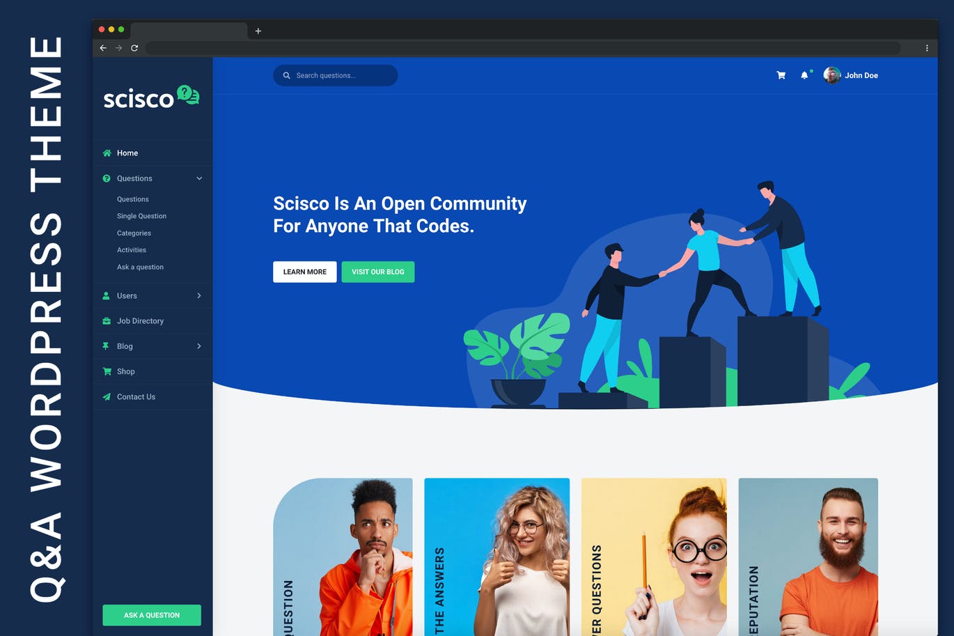 Scisco -问答WordPress主题