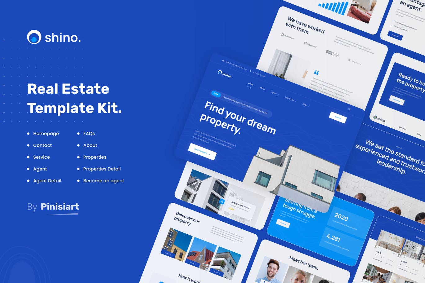 Shino | Real Estate Elementor Template KitShino |房地产Elementor模板工具包