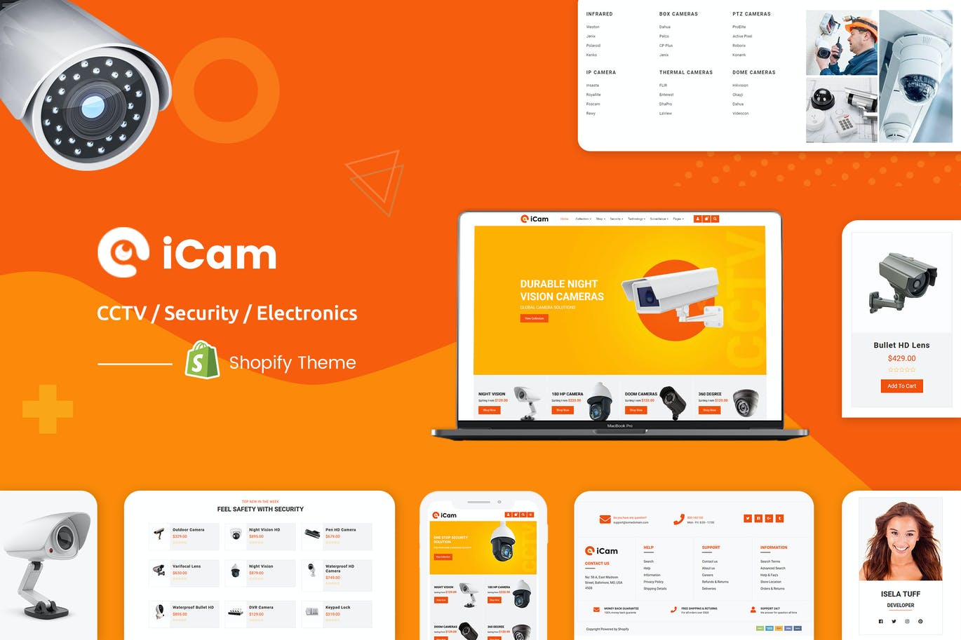 iCam | 闭路电视/安全/电子Shopify商店