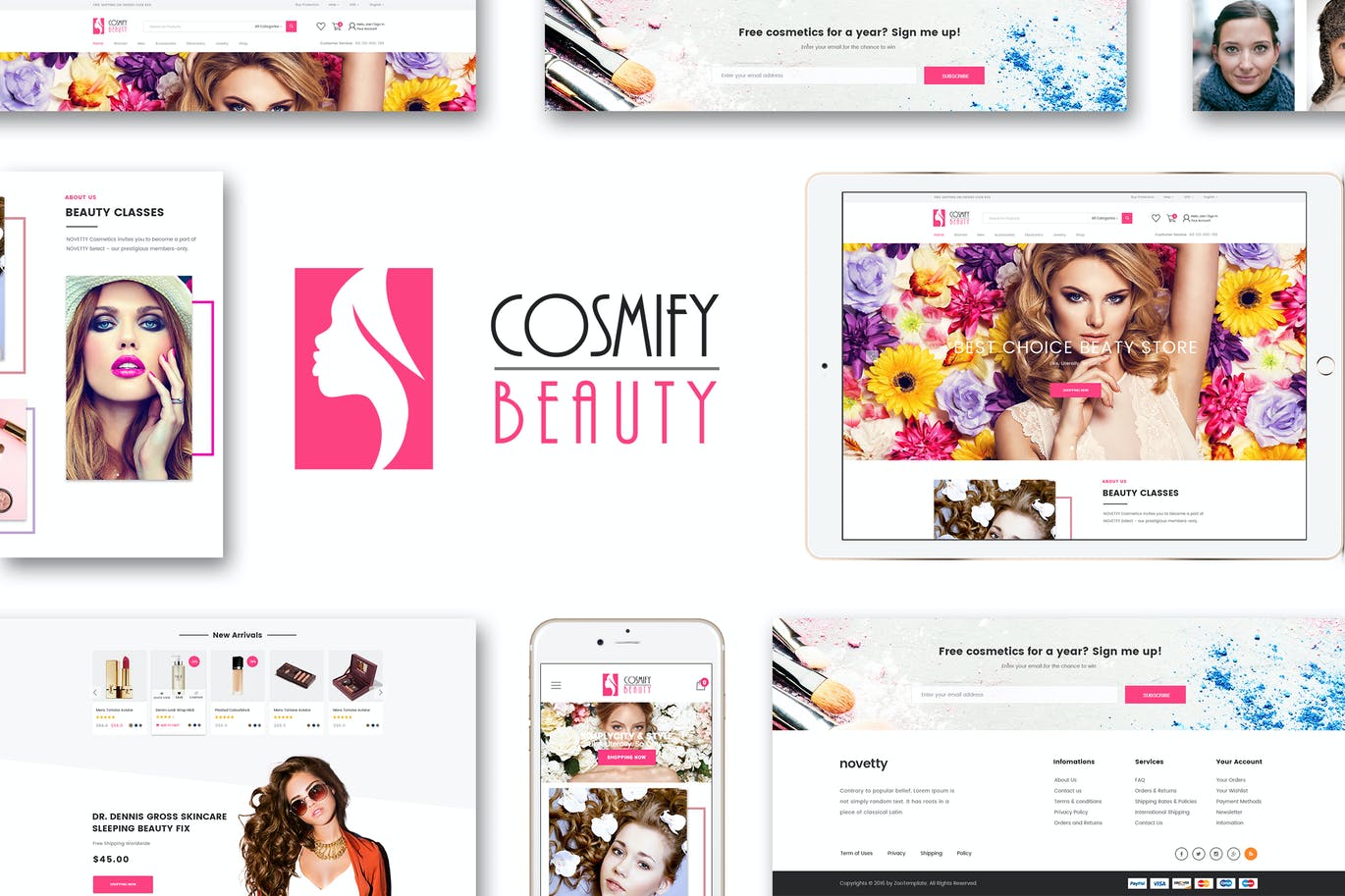 Cosmify – 时尚美容Shopify主题
