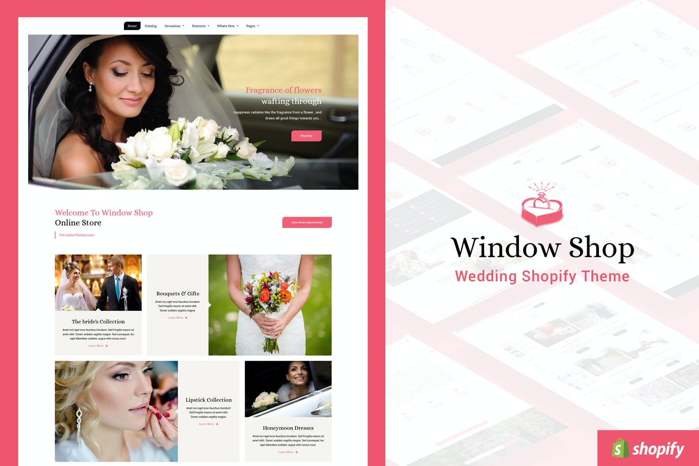 Window Shop – 婚礼Shopify商店购物