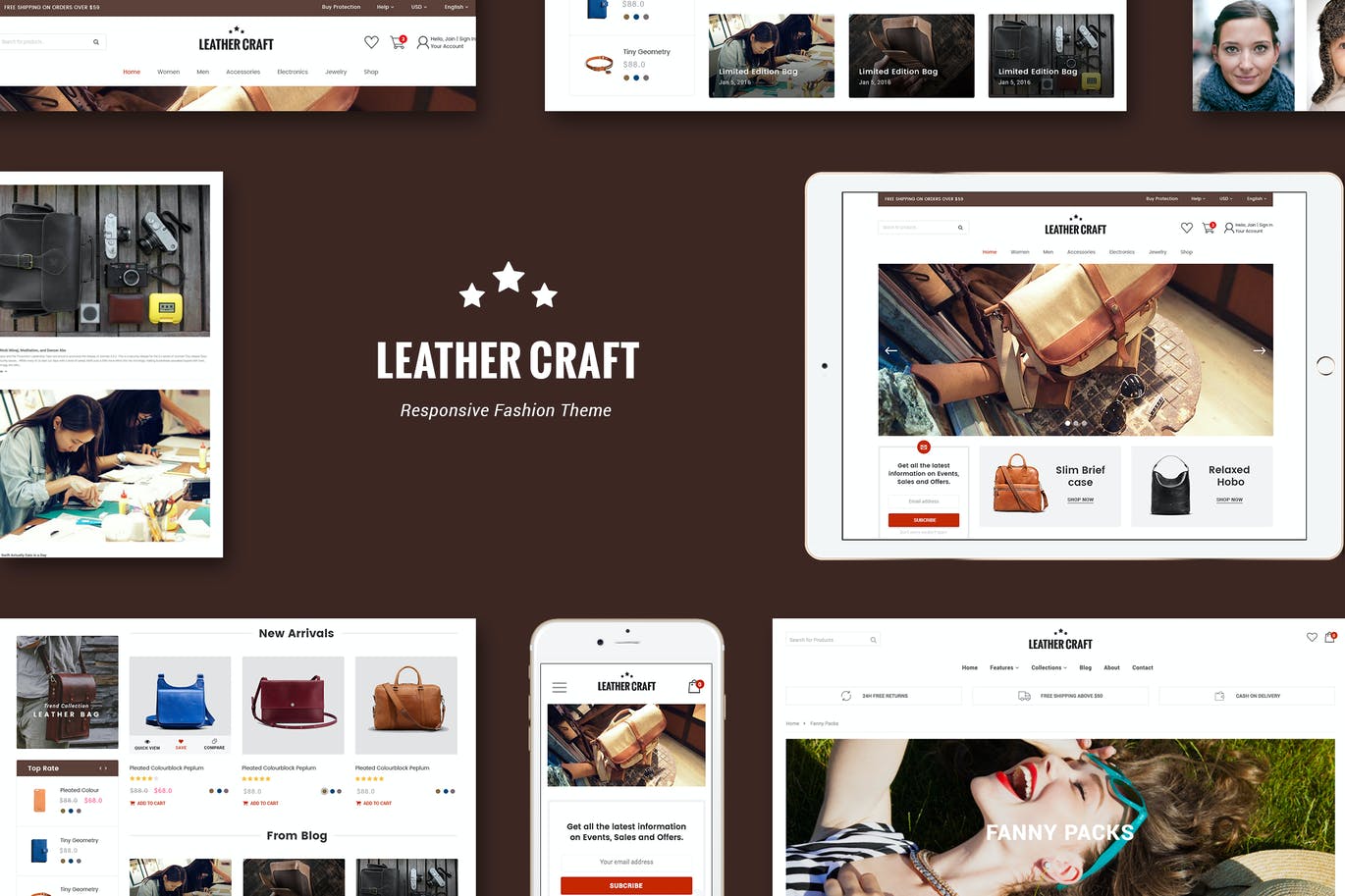 Leather – 响应时尚Shopify主题